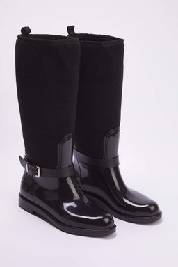 Kahverengi Duz Topuklu Kad?n Yagmur Cizmesi TAKAW26CZ00006 - Trendyolmilla фото 7