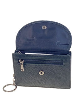 Ключница из натуральной кожи, цвет черный - Greta фото 2