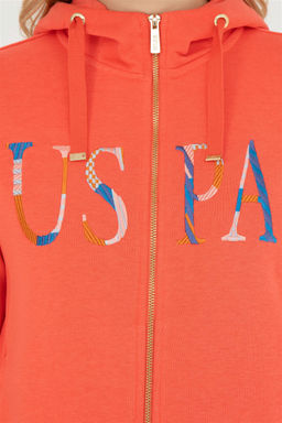 Женский базовый свитшот с цветком граната - U.s. polo assn фото 7