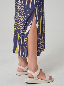 Платье из вискозы с принтом - Stilla фото 6