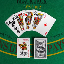 Цена за 3 шт. Карты игральные бумажные "Доллар", 54 шт., 8,8 × 5,7 см