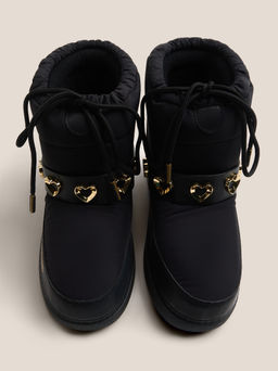 Женские дутики LOVE MOSCHINO SKI BOOT Артикул 4562698, черный  фото 4