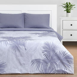 Постельное бельё Этель 2 сп Palme 175х215 см, 200х220 см, 50х70 см - 2 шт, поплин
