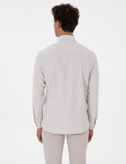 Vizon Slim Fit _izgili Slim Fit G_mlek - Pierre cardin фото 5