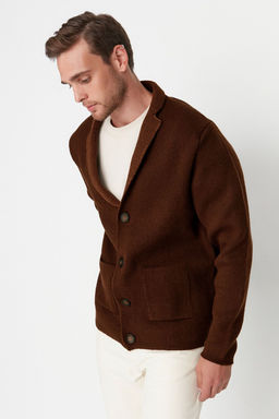 TRENDYOL MAN Antrasit Regular Fit Yunlu Yaka Triko H?rka TMNAW22HI0140 - Trendyolmilla фото 42