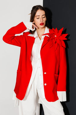 Бомбер NIKVA н435-2 чёрная геометрия  фото 12