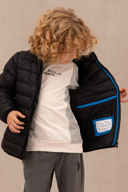 U. S. Polo Assn Черное пальто для мальчика - U.s. polo assn фото 6