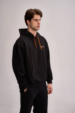Худи Черный CAMPUS BASKETBALL Sweat Hoodie - Anta фото 3