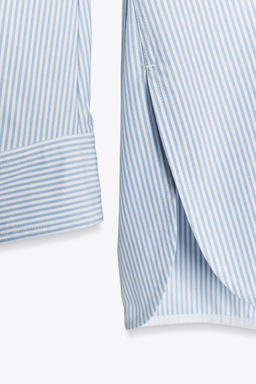 ZW COLLECTION STRIPED SHIRT WITH POCKET - Zara фото 9