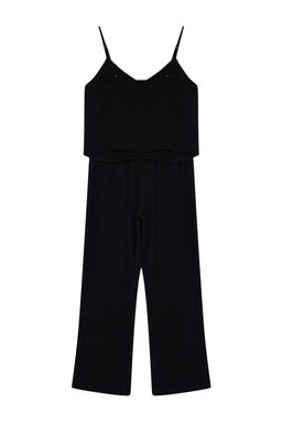 Trendyolmilla Siyah Baglama Detayl? Ip Ask?l? Dokuma Pijama Tak?m? THMSS24PT00402 фото 14