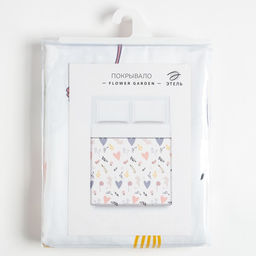 Покрывало Этель Flower garden, 150*215 см, 100% хлопок  фото 4