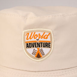 Панама детская для мальчика Adventure, бежевая, р-р 54