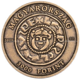 Монета 3000 форинтов 2025 года Венгрия Государственные деятели из династии Арпадов  Ласло I Святой