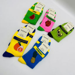 Носки женские МИНИ Фрукты 10 шт. в уп (арт. W15)