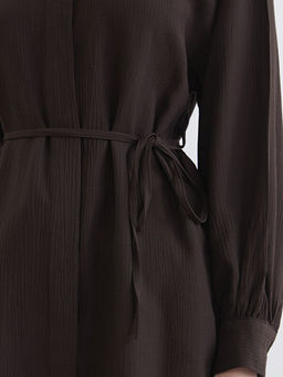 Beli Ku?akl? Dokulu Kad?n G?mlek Tunik