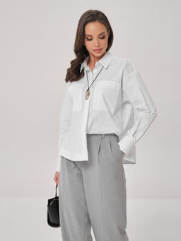 Блузка с карманами - Marchello marchellini фото 3