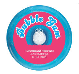 FABRIK пончик бурлящий д/ванны 120гр с пенкой Mono "Бабл Гам"