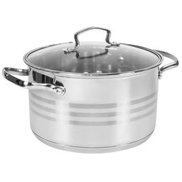 Кастрюля 5,1л, нержавеющая сталь, НМ 51122 (22см)