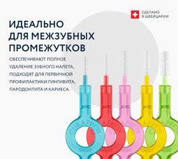 Набор для гигиенического ухода Prime Set: 5 ершиков CPS 06, 07, 08, 09, 011с держателями 01201 00070908 CPS150