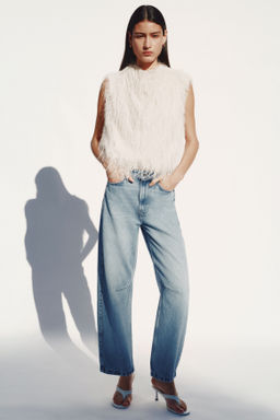Barrel High Waist Ankle Jeans - H&m фото 7