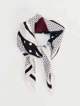 Платок с принтом горошек ZR2604061803-53 / Zarina