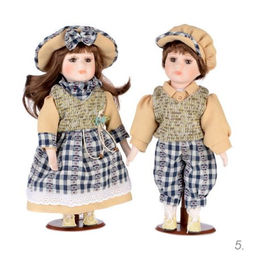 Сувенир коллекционный Мальчик и Девочка 2 штуки набор 31 см / 1213 /уп 24/ - Галеонтрейд фото 6