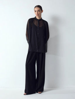 Брюки широкого кроя - Emka фото 4