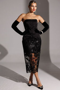 Юбка Мода Юрс 25-2946 черный