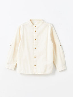 Hakim Yaka Uzun Kollu Erkek Bebek G?mlek