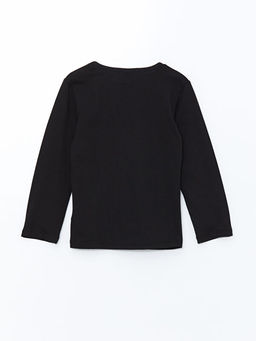 Bisiklet Yaka Uzun Kollu Bask?l? Erkek Bebek Pijama Tak?m? - Waikiki фото 3