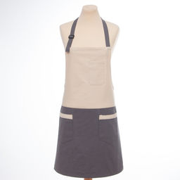 Фартук Этель Стильцв.беж/серый 75 х 65см, 100% хлопок  фото 6