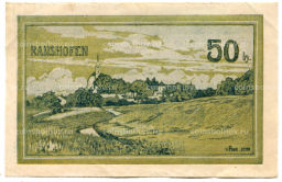 50 геллеров 1920 года Австрия Рансхофен (нотгельд)