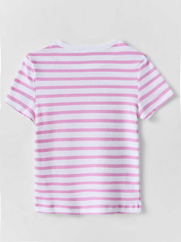 Футболка для девочек прилегающая в полоску - Mark formelle фото 6