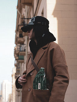 Сумка ЗАПОРОЖЕЦ Miru Mir Small Waist Bag ZIP GREEN  фото 3