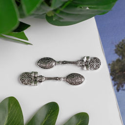 Цена за 15 шт. Сувенир кошельковый металл «Ложка-загребушка. Рубль», 5×1 см