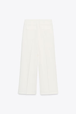 WIDE-LEG TROUSERS WITH DARTS - Zara фото 6