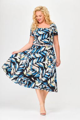 Блуза Swallow 803.2 черный+серебряный узор фото 874