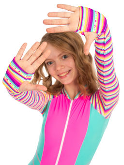 4970-0-0 Комбинезон для плавания детский с длинными рукавами