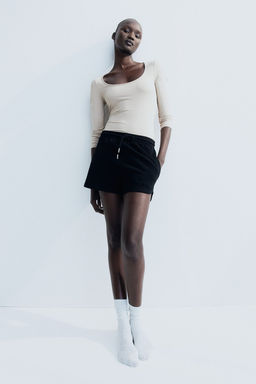 Pantalon corto en sudadera - H&m фото 9