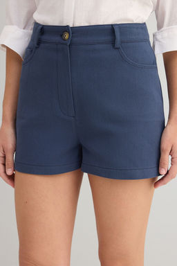 Trendyolmilla Beyaz %100 Pamuk Gabardin City Boy Sort & Bermuda TWOSS25SR00210 фото 7