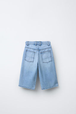 BELTED DENIM BERMUDA SHORTS - Zara фото 2