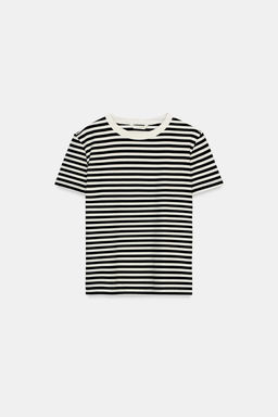 SHORT SLEEVE INTERLOCK T-SHIRT - Zara фото 16
