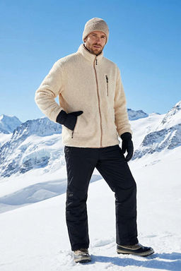 Ekru Regular Fit Welsoft Pelu_ Mont TMNAW24MO00032