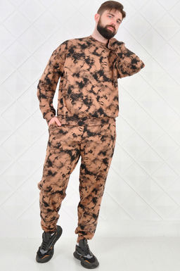 Арт. 6385 Костюм с брюками мужской 46-54 (5 шт) Цвет:Темно - бежевый