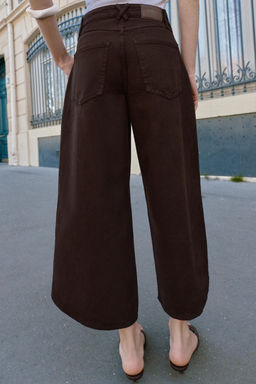 JEANS Z1975 BALLOON TIRO ALTO BAJO ASIM?TRICO / Marr?n - Zara фото 6