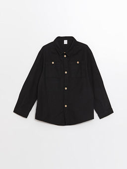 Uzun Kollu Basic Erkek ?ocuk G?mlek