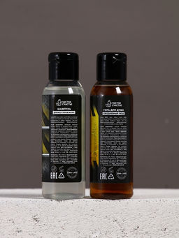 Подарочный набор «Настоящему мужчине», гель для душа и шампунь для волос, 2×100, Чистое счастье