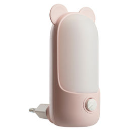 Светильник-ночник "Мишка" 8LED 2700K/6500K 0,8W 220V розовый, FN1172