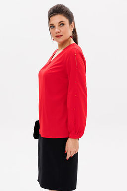 Блуза ANELLI 1377 алая роза