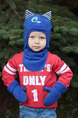 Варежки флисовые ОСЕНЬ/ВЕСНА - Шанти пунти фото 2